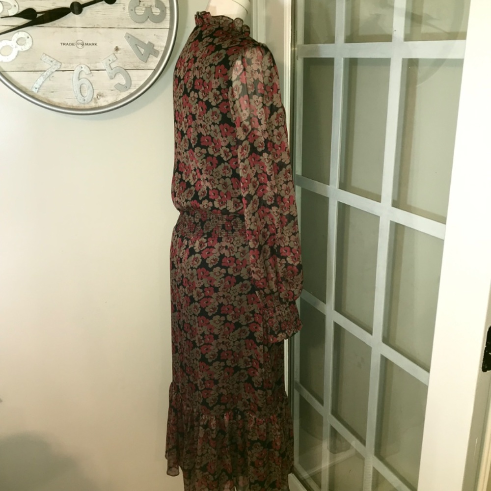 Ralph Lauren ‘cherry blossoms’ floral midi dress, size 8, great condition - Picture 3 of 16